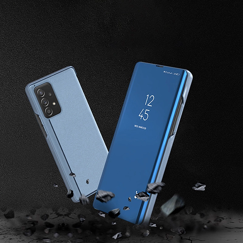 Clear View Case atverčiamas dėklas Samsung Galaxy A73 rožinis - Image 8