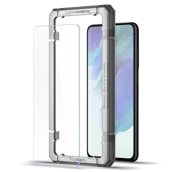 Spigen ALM Glas.tR grūdintas stiklas Samsung Galaxy S21 FE - 2 vnt. - Image 11
