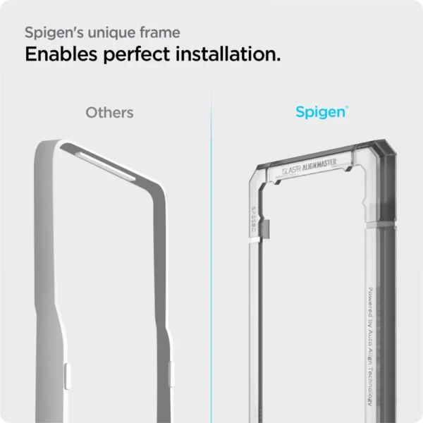 Spigen ALM Glas.tR grūdintas stiklas Samsung Galaxy S21 FE - 2 vnt. - Image 13