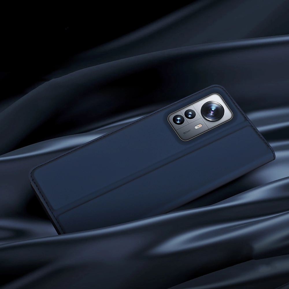 Dux Ducis Skin Pro Holster dėklas su atverčiamu dangteliu Xiaomi 12 Pro rožinis - Image 13