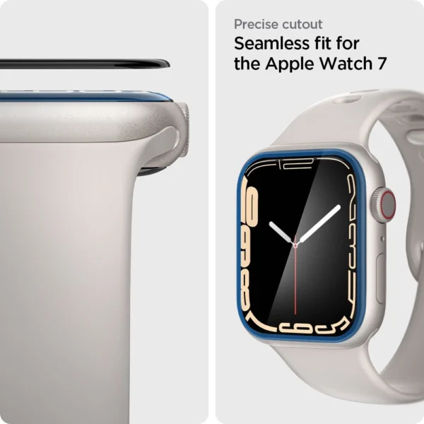 Spigen ProFlex EZ Fit Hybrid Glass Apple Watch 7 / 8 (45 mm) - 2 vnt. - Image 12