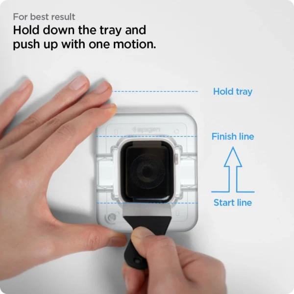 Spigen ProFlex EZ Fit Hybrid Glass Apple Watch 7 / 8 (45 mm) - 2 vnt. - Image 13