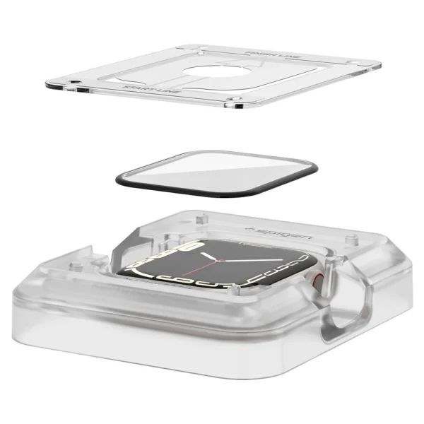 Spigen ProFlex EZ Fit Hybrid Glass Apple Watch 7 / 8 (45 mm) - 2 vnt. - Image 3