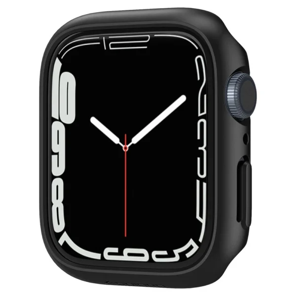 Spigen Thin Fit dėklas Apple Watch 7 / 8 (45mm) - juodas - Image 11