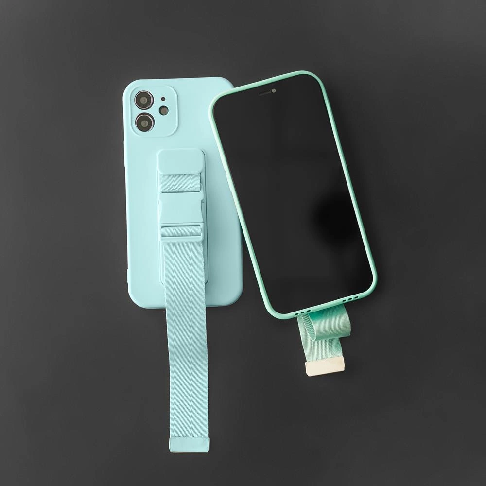 Rope Case silikoninis dėklas su dirželiu Redmi Note 11 Pro raudonas - Image 12