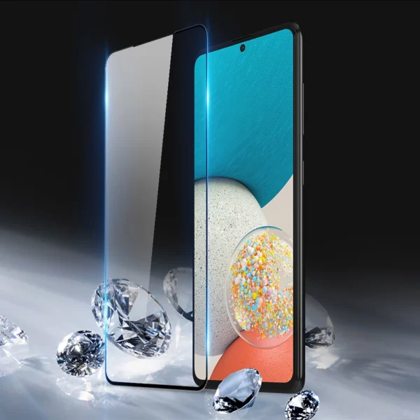 Dux Ducis 9D grūdintas stiklas pilnam ekranui 9H su rėmeliu Samsung Galaxy A73 juodas (draugiškas dėklui) - Image 4