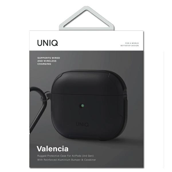 Uniq Valencia dėklas AirPods 3 - juodas - Image 4