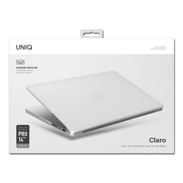 Uniq Claro dėklas MacBook Pro 14'' (2021) - skaidrus - Image 3