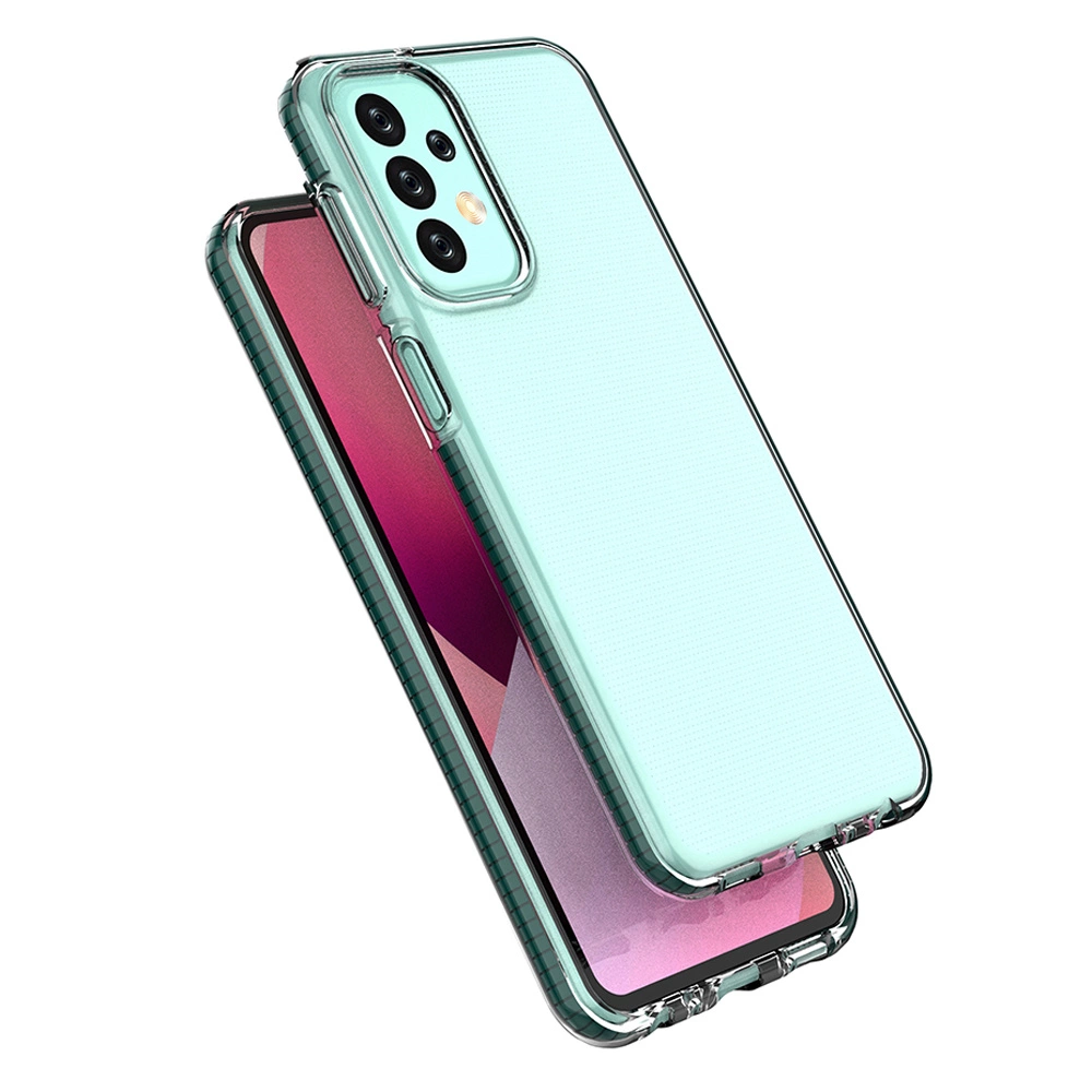 Spring Case dėklas Samsung Galaxy A23 silikoninis su rėmeliu juodas - Image 4