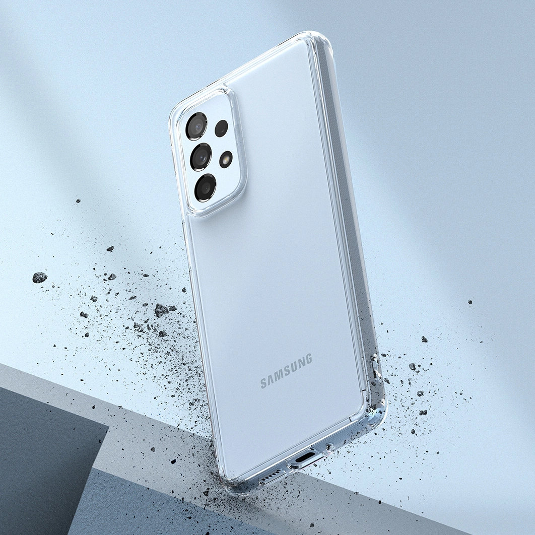 Ringke Fusion TPU dėklas su rėmeliu Samsung Galaxy A73 skaidrus - Image 5