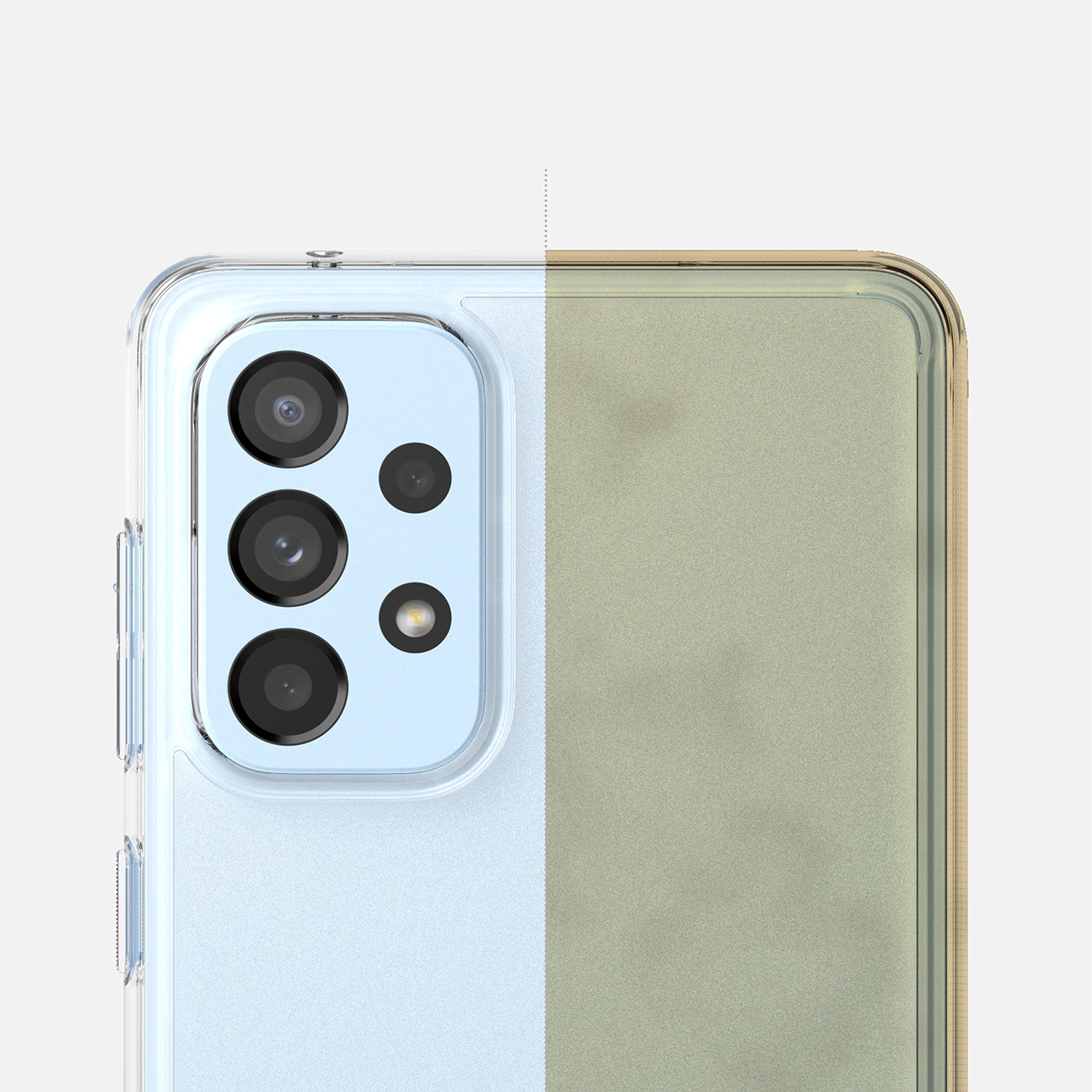 Ringke Fusion Matte TPU dėklas su permatomu geliniu rėmeliu Samsung Galaxy A73 - Image 10