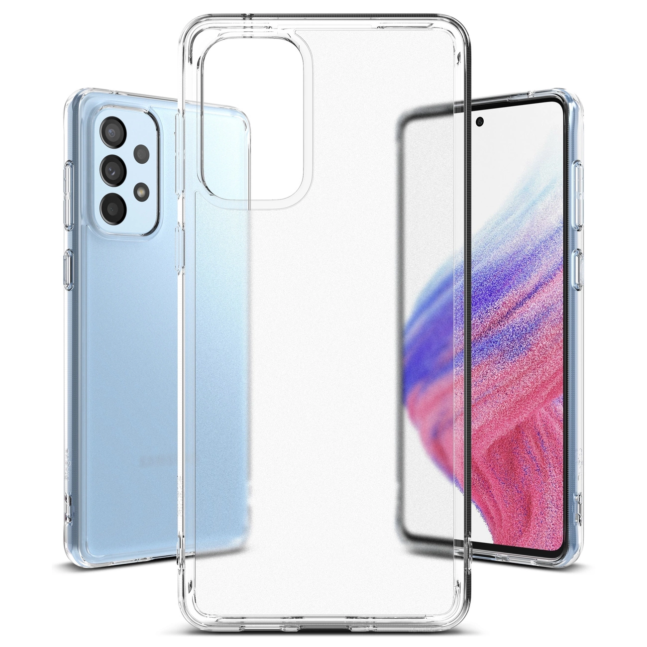 Ringke Fusion Matte TPU dėklas su permatomu geliniu rėmeliu Samsung Galaxy A73 - Image 2