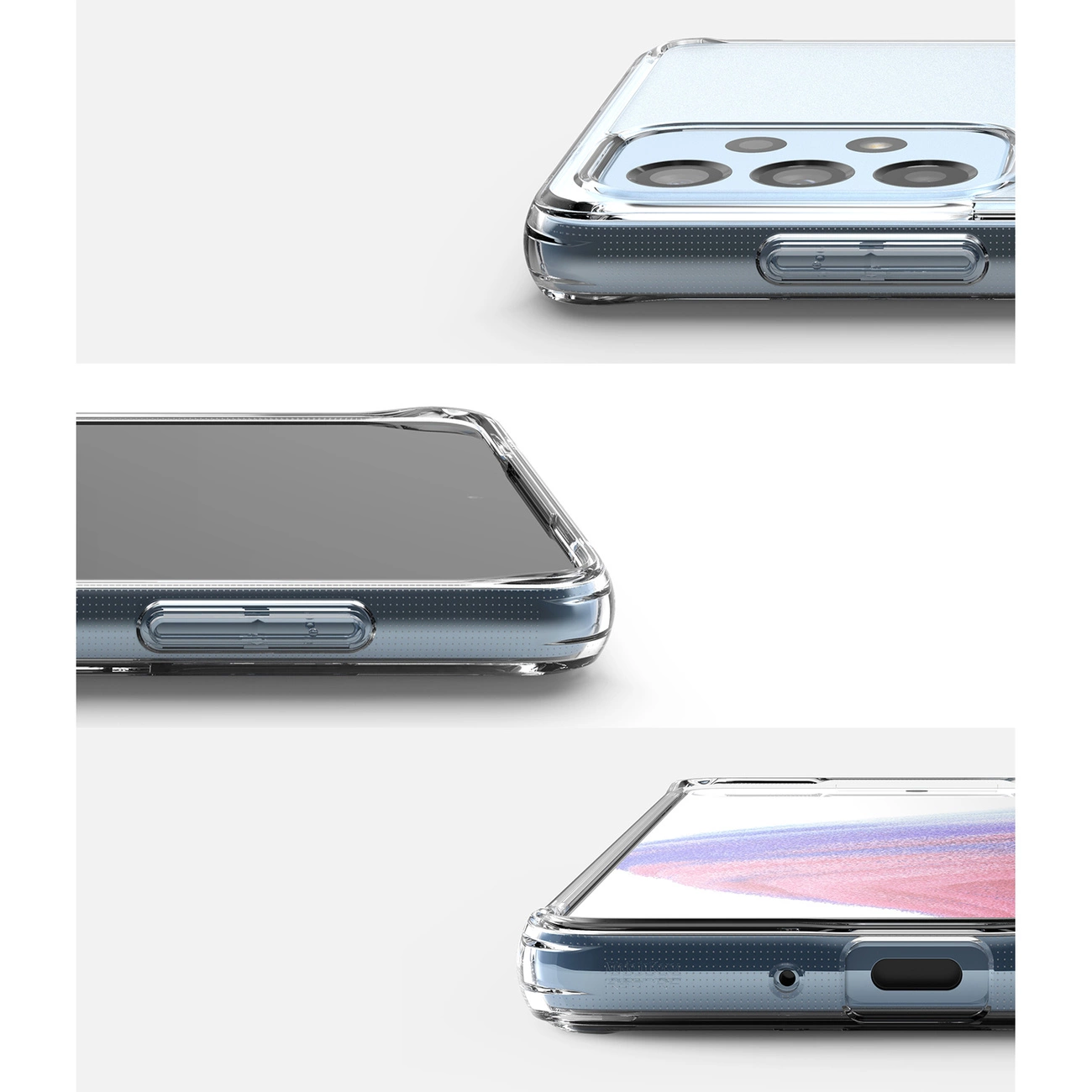 Ringke Fusion Matte TPU dėklas su permatomu geliniu rėmeliu Samsung Galaxy A73 - Image 4