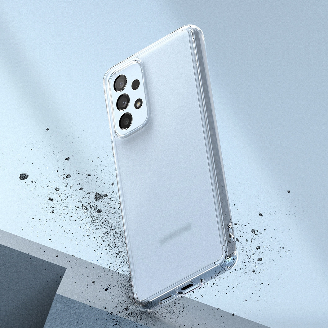Ringke Fusion Matte TPU dėklas su permatomu geliniu rėmeliu Samsung Galaxy A73 - Image 5