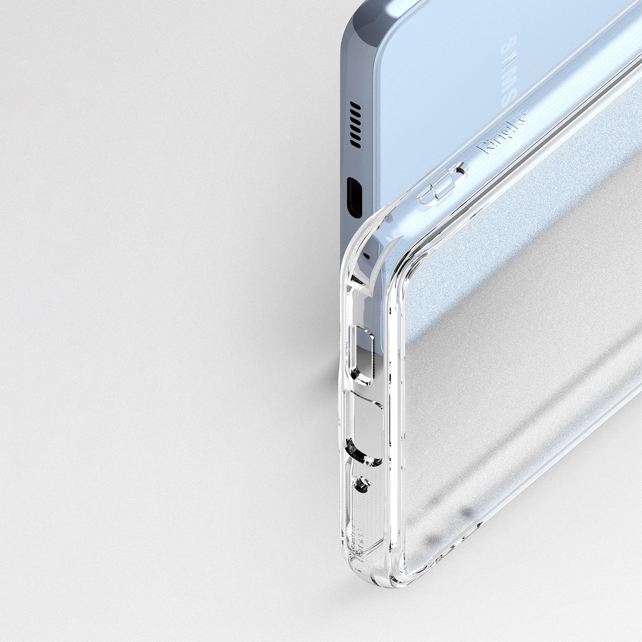 Ringke Fusion Matte TPU dėklas su permatomu geliniu rėmeliu Samsung Galaxy A73 - Image 6