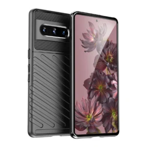 Thunder Case flexible armored cover for Google Pixel 7 Pro black