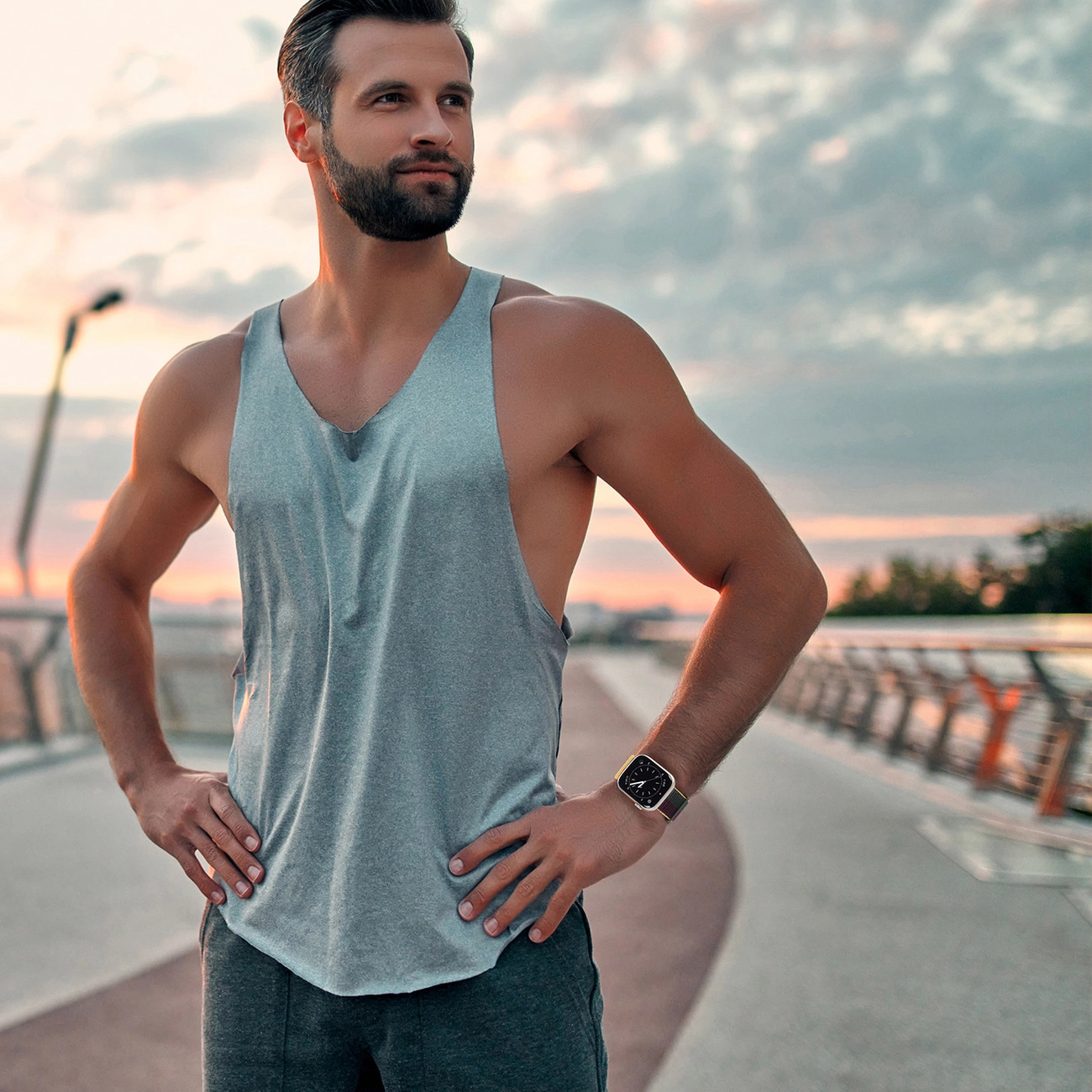 Dux Ducis silikoninė apyrankė Watch 9 / 8 / 7 / 6 / 5 / 4 / 3 / 2 / SE (41 / 40 / 38 mm) žalia (sportinė versija) - Image 2