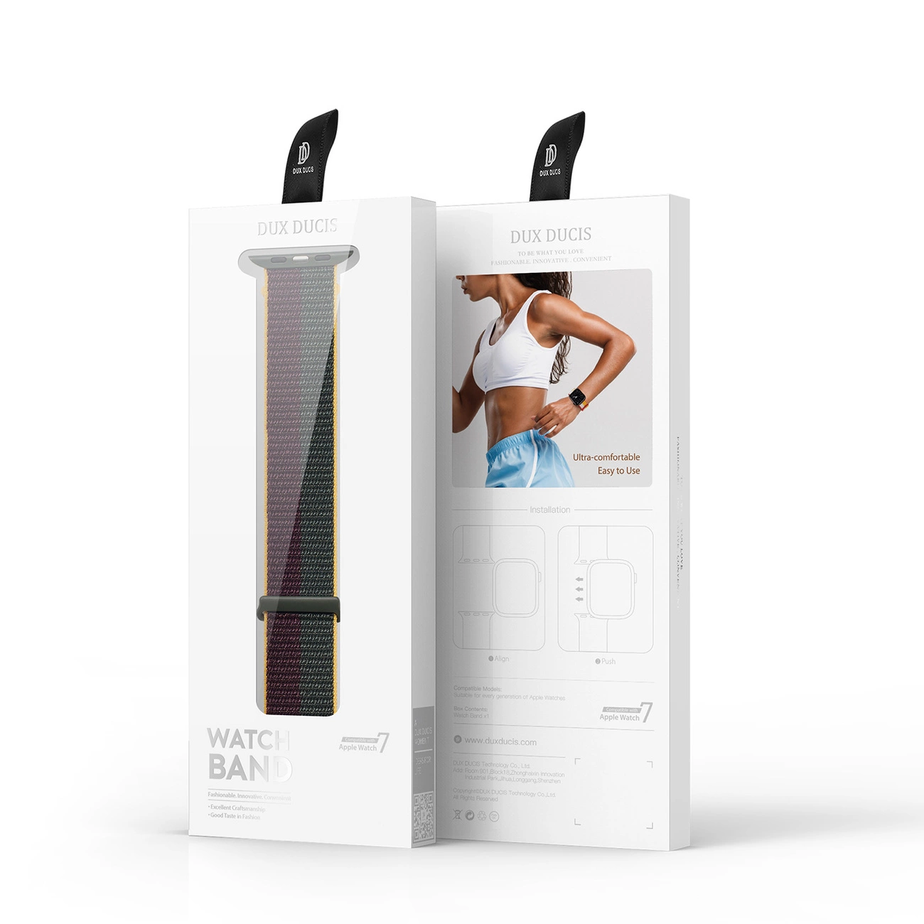 Dux Ducis silikoninė apyrankė Watch 9 / 8 / 7 / 6 / 5 / 4 / 3 / 2 / SE (41 / 40 / 38 mm) žalia (sportinė versija) - Image 5