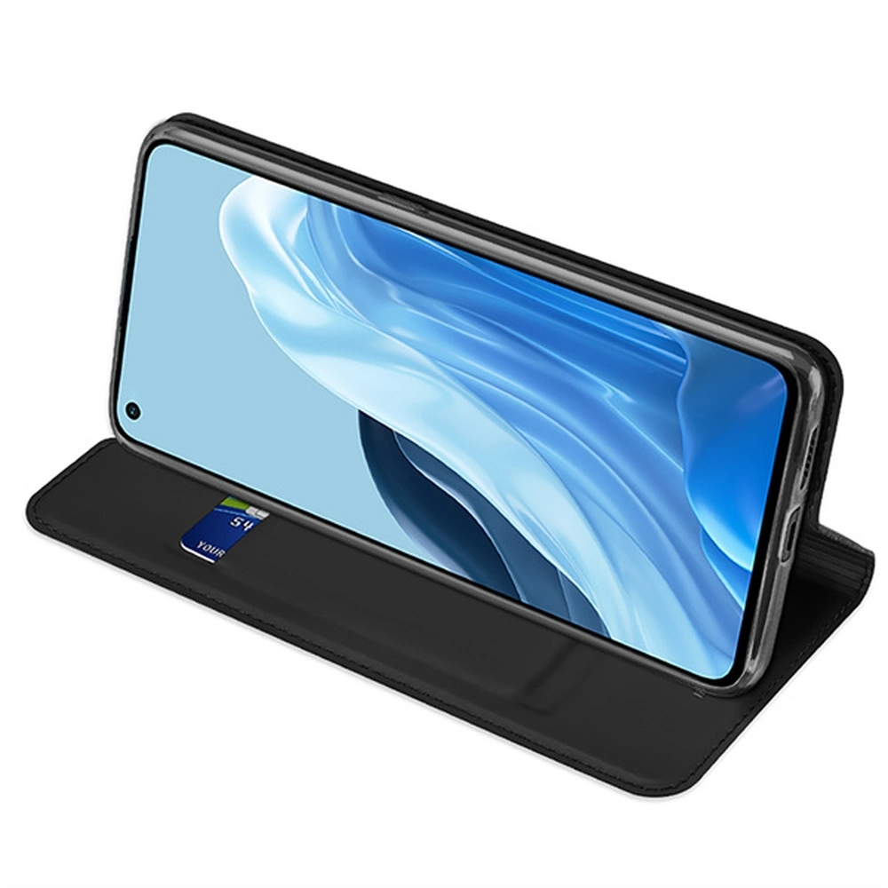 Dux Ducis Skin Pro dėklas su atverčiamu dangteliu Oppo Reno 7 5G / Find X5 Lite juodas - Image 4