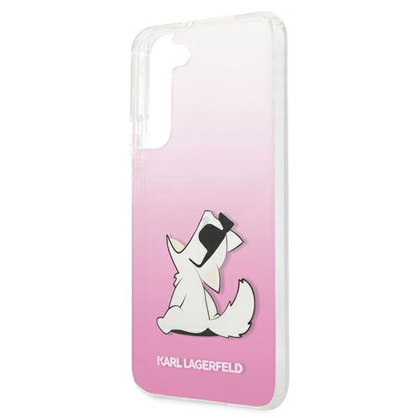 Karl Lagerfeld KLHCS22MCFNRCPI S22+ S906 kietasis dėklas rožinis/pink Choupette Eat - Image 6
