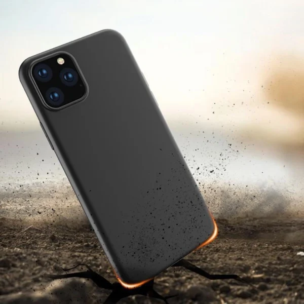 Soft Case Gel Flexible dėklas iPhone SE 2022 / SE 2020 / iPhone 8 / iPhone 7 juodas - Image 2