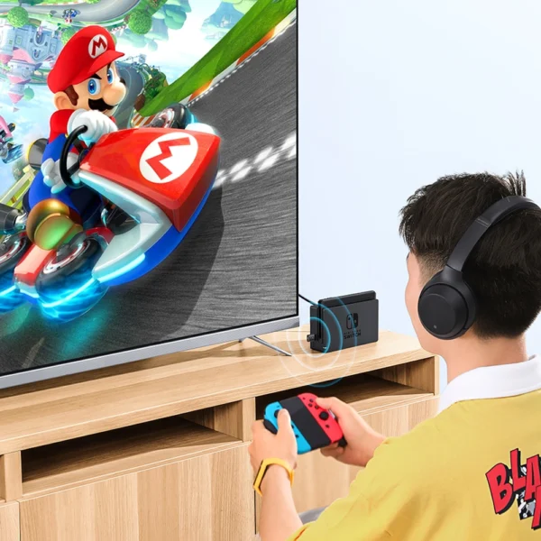 Ugreen „Bluetooth“ adapteris Playstation / Nintendo Switch ausinėms juodas (CM408) - Image 7