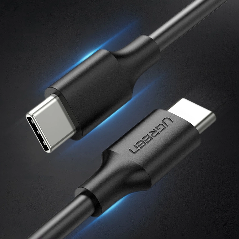 Ugreen US286 USB-C - USB-C PD QC 3A 480Mb/s kabelis 2m - juodas - Image 3