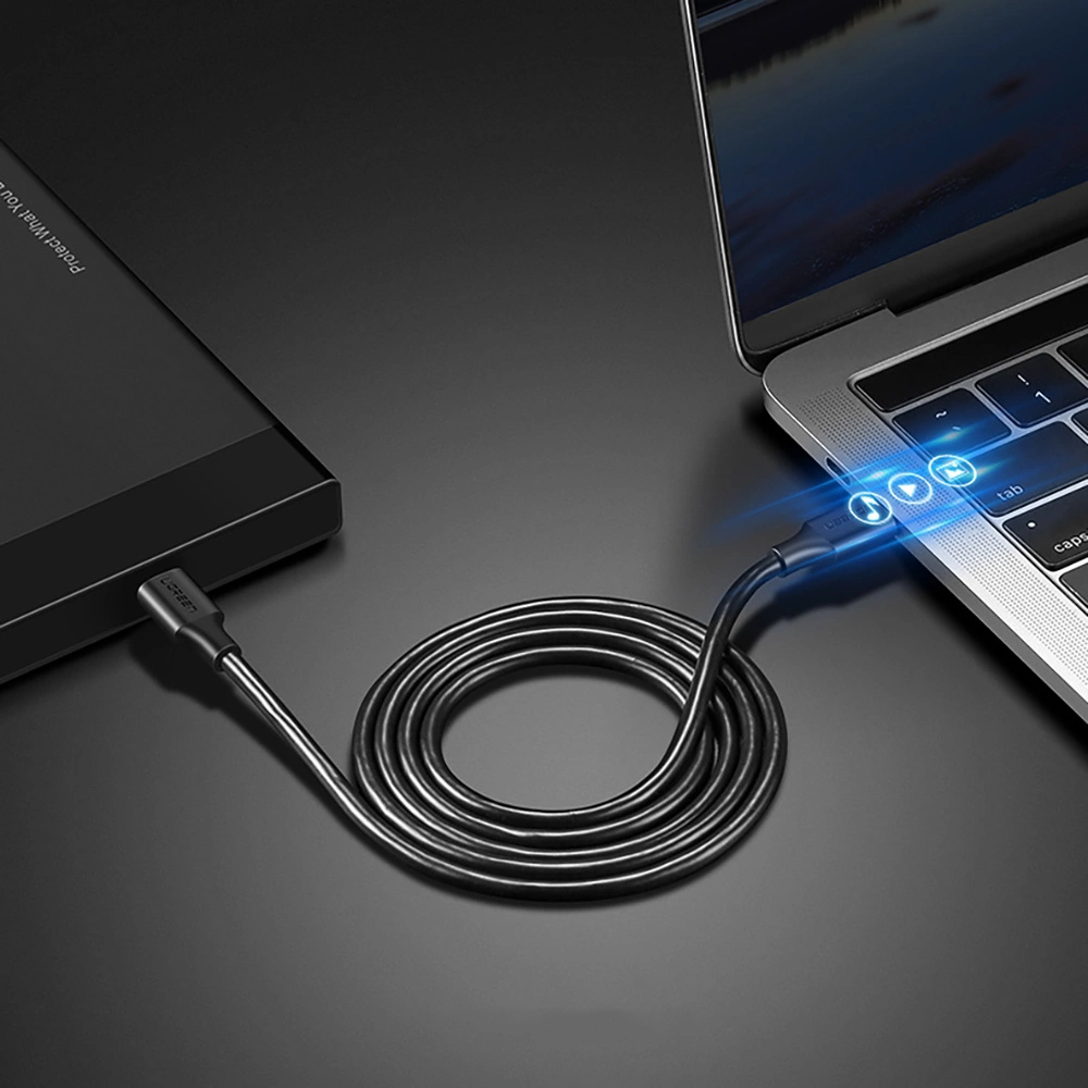 Ugreen US286 USB-C - USB-C PD QC 3A 480Mb/s kabelis 2m - juodas - Image 17