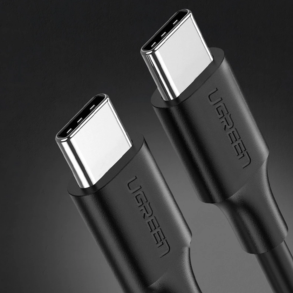 Ugreen US286 USB-C - USB-C PD QC 3A 480Mb/s kabelis 2m - juodas - Image 4