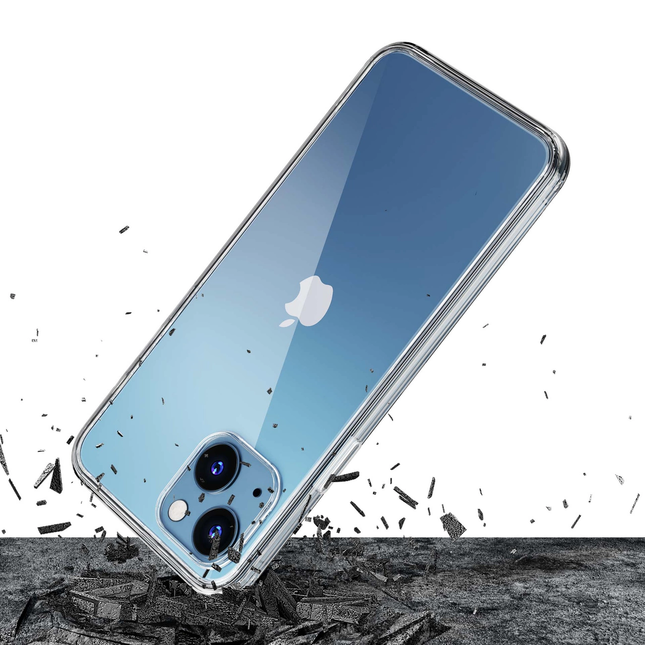 Dėklas iPhone 13 silikoninis iš 3mk Clear Case serijos - permatomas - Image 3