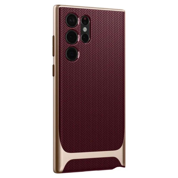 Spigen Neo Hybrid dėklas Samsung Galaxy S22 Ultra - bordo - Image 8