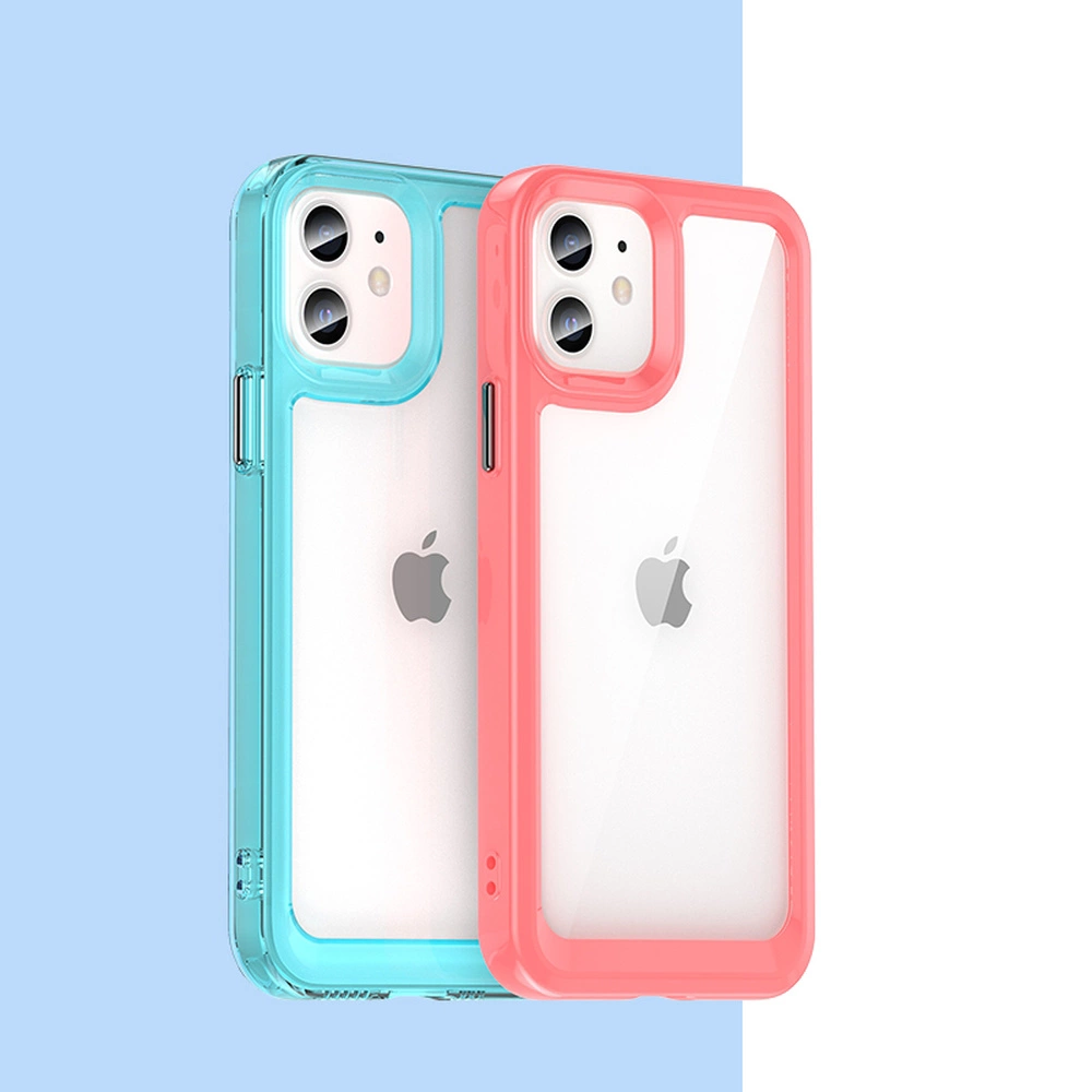 Outer Space dėklas iPhone 12 kietas su geliniu rėmeliu juodas - Image 9