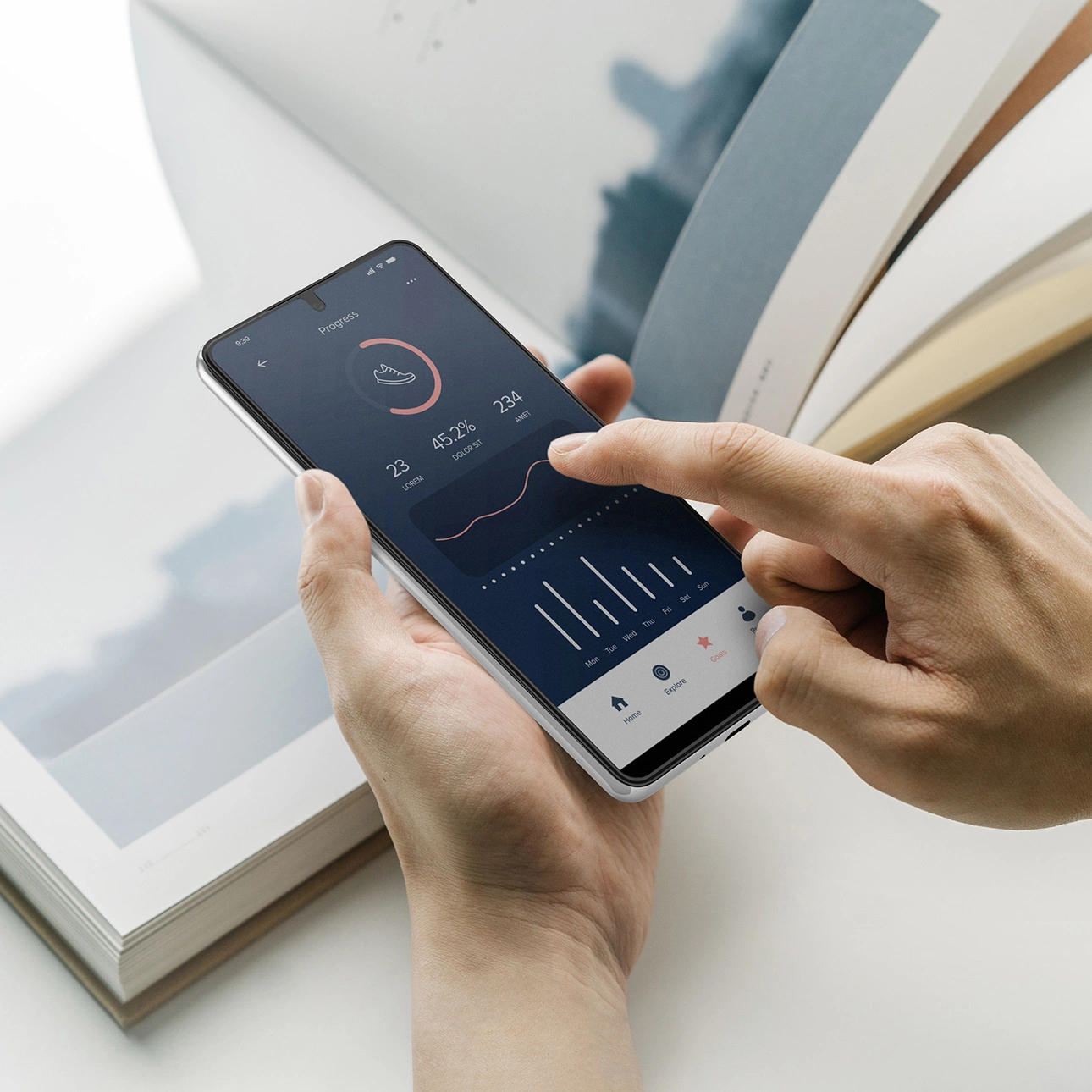 Ringke Invisible Defender ID Glass 2.5D 0.33mm apsauginis ekranas Samsung Galaxy A73 5G - Image 9