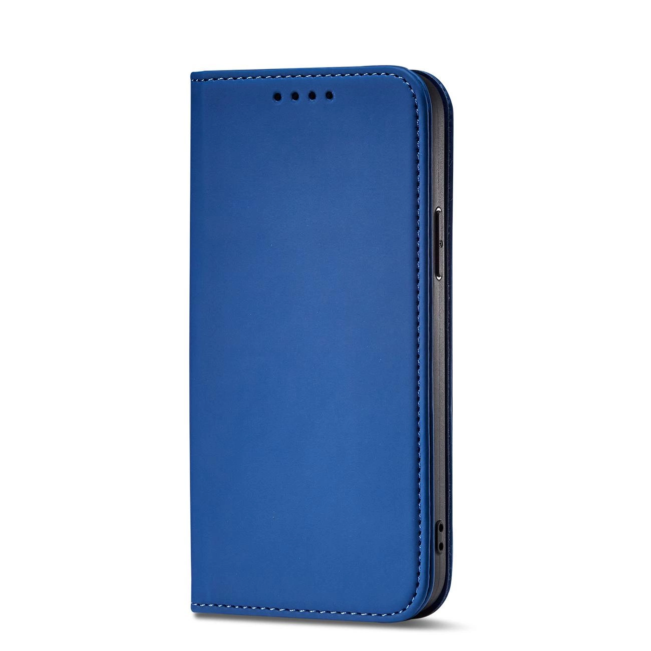 Magnetinis kortelių dėklas iPhone 12 Pro Max dėklas su kortelių laikikliu mėlynas - Image 5