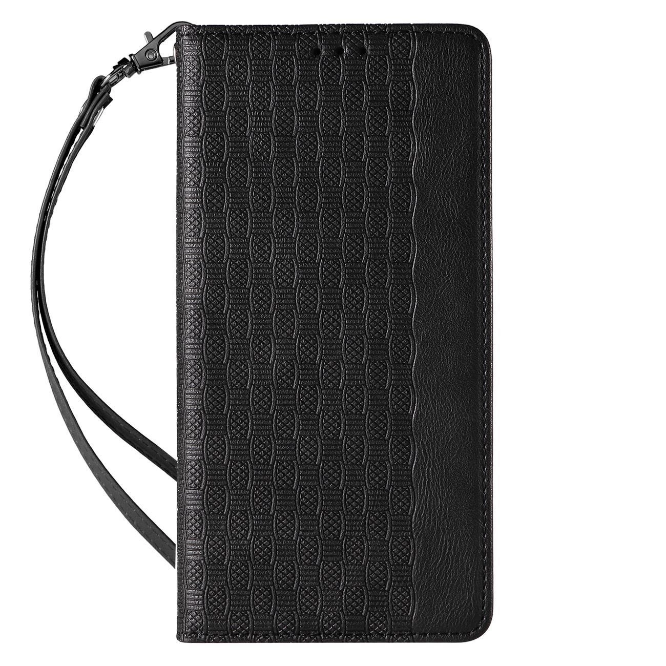 Magnetinis dirželio dėklas iPhone 12 Pro Max piniginė + mini pakabukas juoda - Image 4