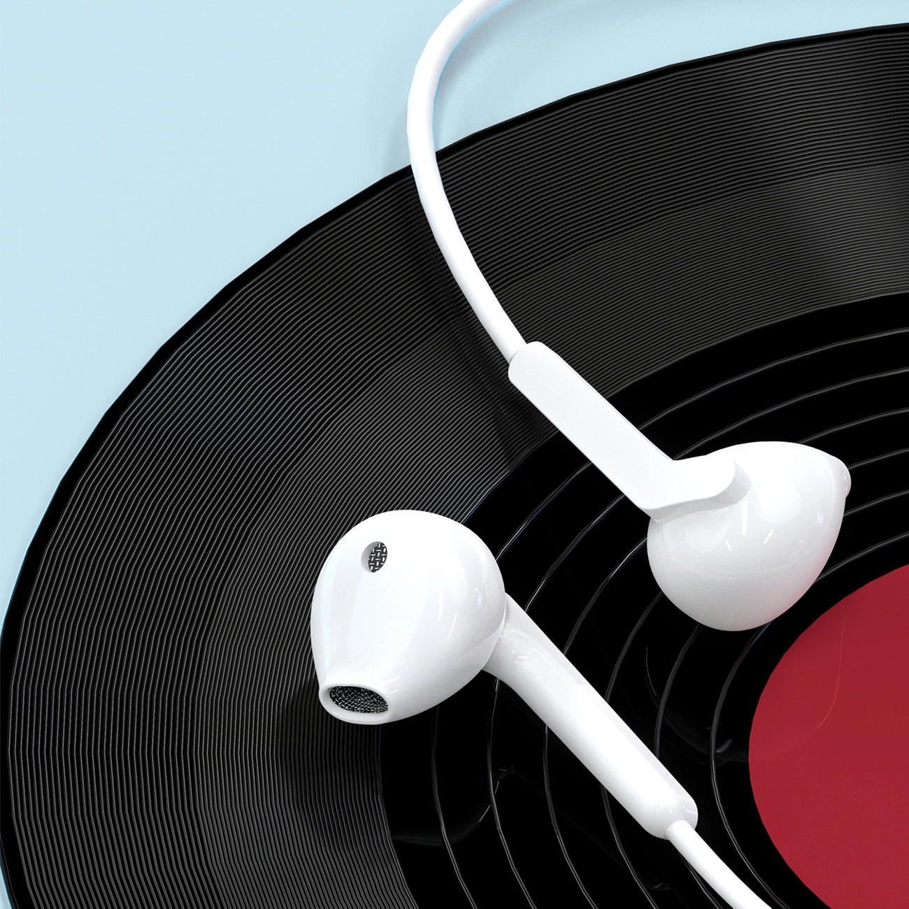 Dudao X3C laidinės USB-C ausinės į ausį 1,2 m - balta - Image 7