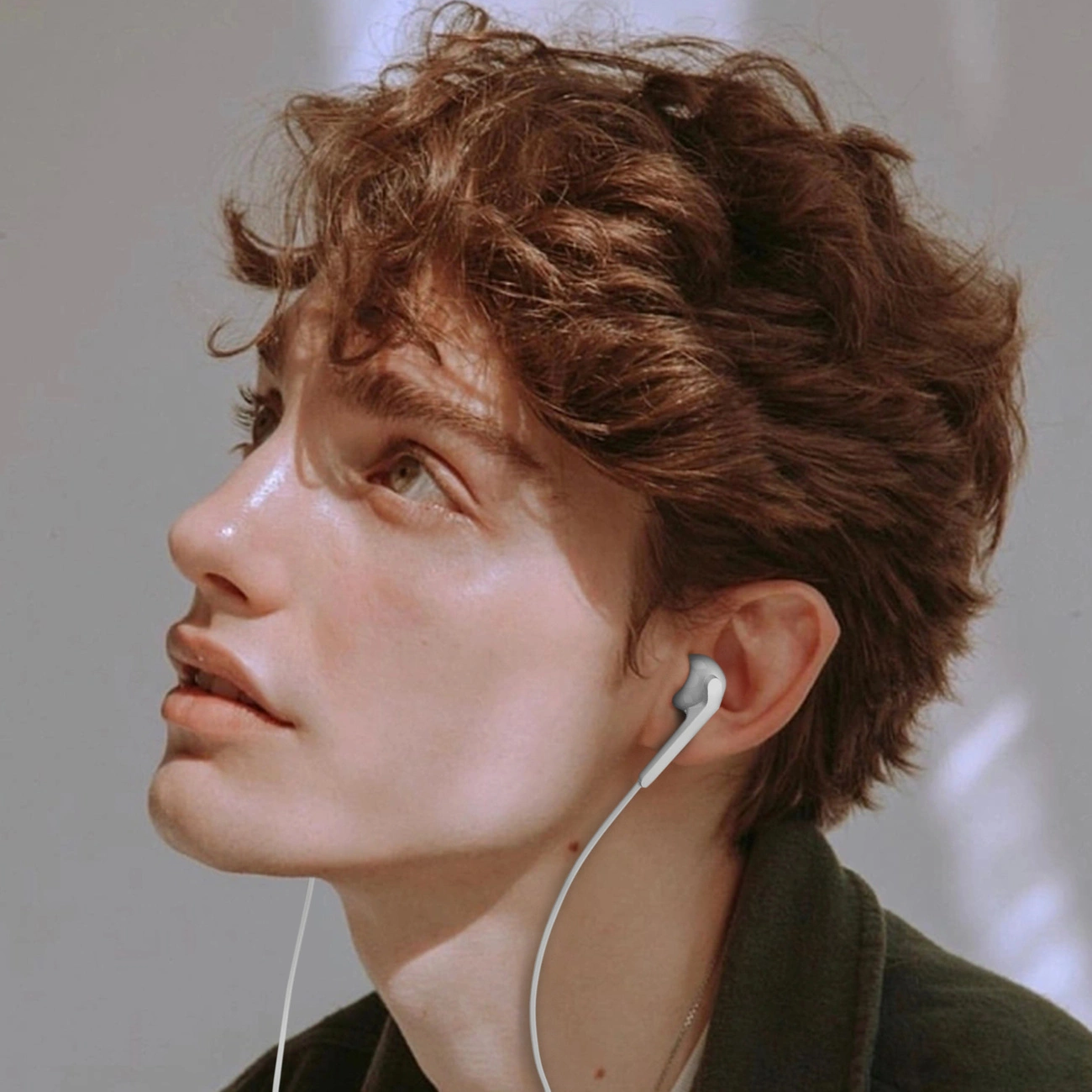 Dudao X3C laidinės USB-C ausinės į ausį 1,2 m - balta - Image 3