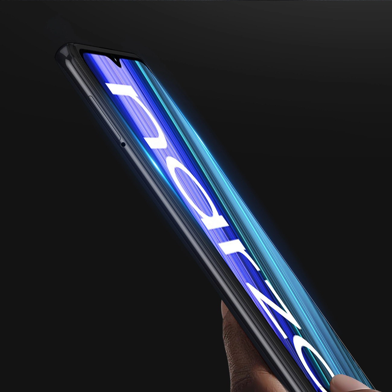 Dux Ducis 9D grūdintas stiklas 9H visam ekranui su Realme Narzo 50A rėmeliu juodas (draugiškas dėklui) - Image 7