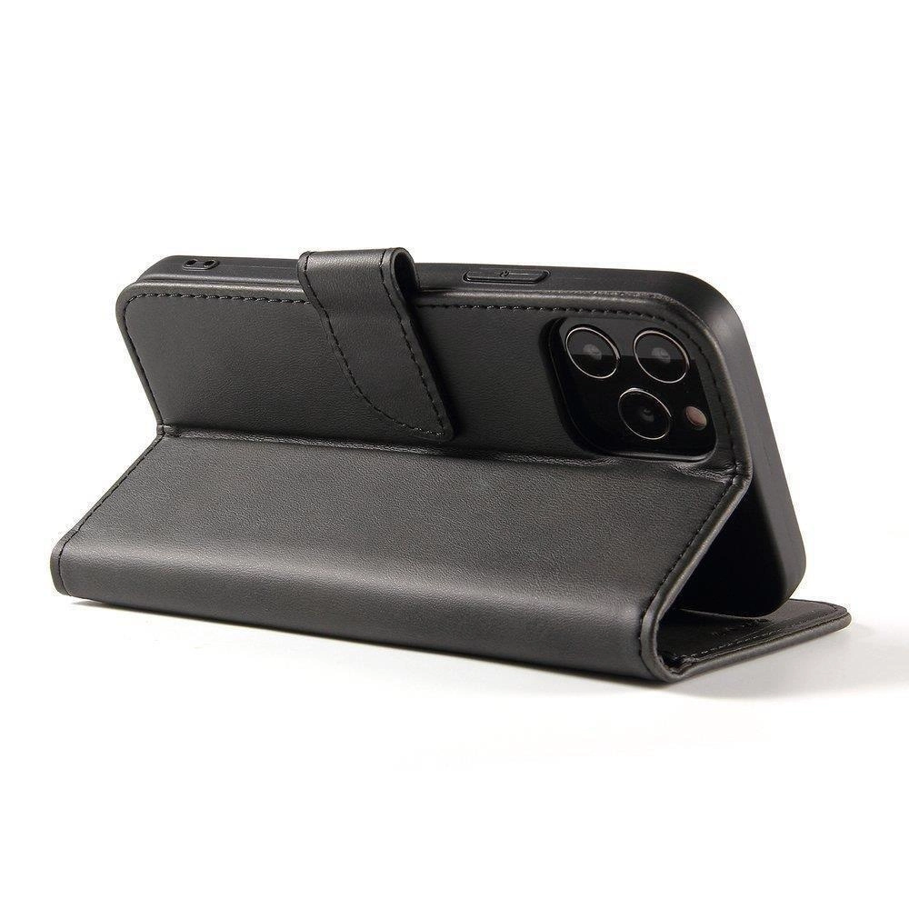 Magnet Case elegantiškas dėklas su atverčiamu dangteliu ir stovėjimo funkcija Motorola Moto G 2022 juodas - Image 4
