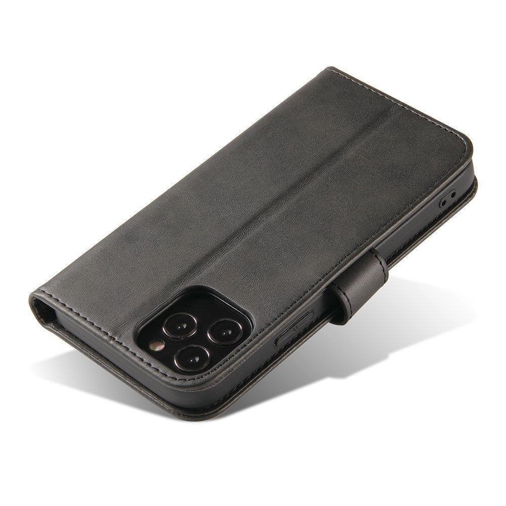 Magnet Case elegantiškas dėklas su atverčiamu dangteliu ir stovėjimo funkcija Motorola Moto G 2022 juodas - Image 5