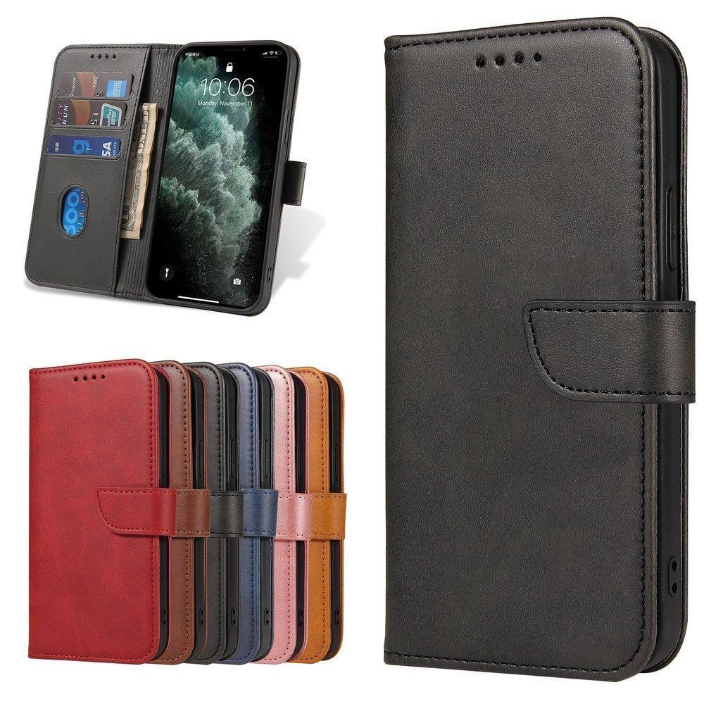 Magnet Case elegantiškas dėklas su atverčiamu dangteliu ir stovėjimo funkcija Motorola Moto G 2022 juodas - Image 9