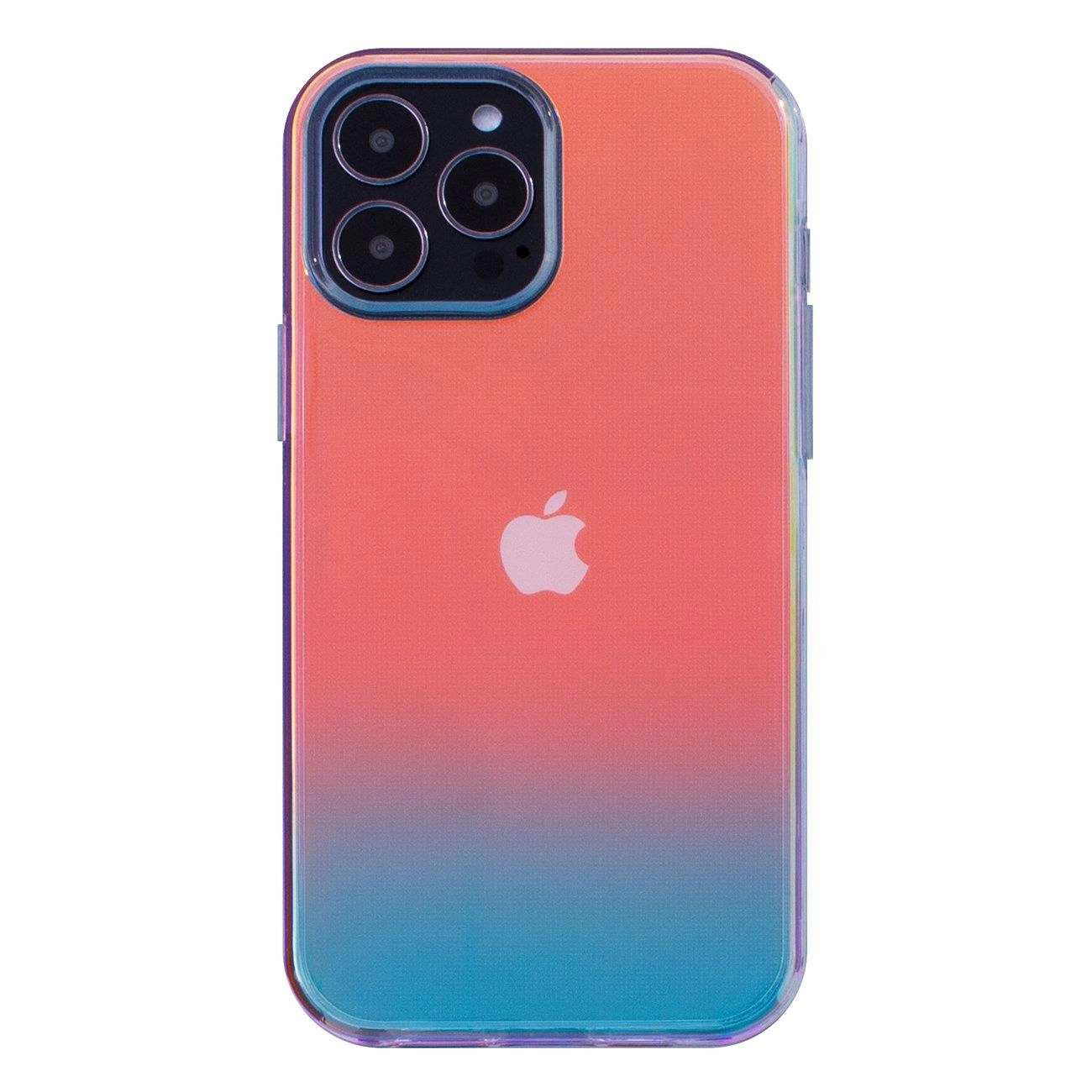 Aurora dėklas iPhone 12 gelio neoninis dėklas auksinis - Image 2