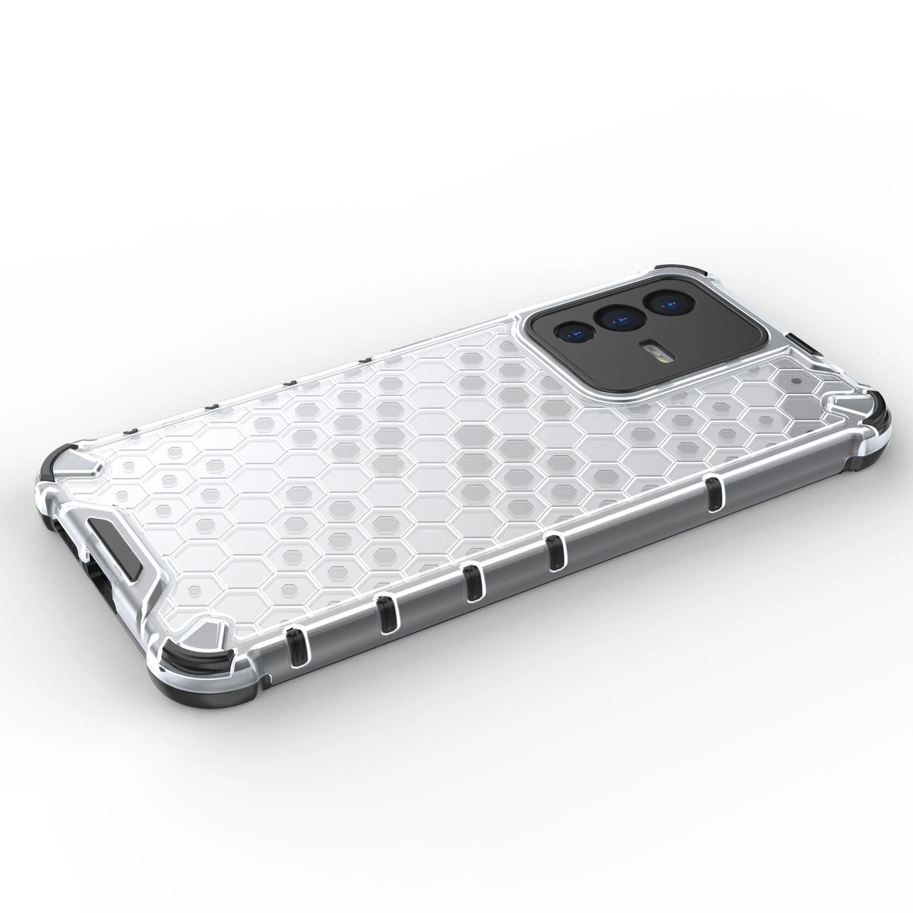 Honeycomb dėklas su šarvuotu dangteliu ir gelio rėmeliu Vivo V23 5G, juodas - Image 12