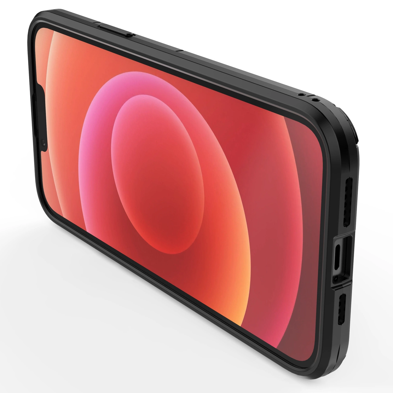 Ring Armor dėklas iPhone 14 Pro, šarvuotas, su magnetiniu laikikliu ir juodu žiedu - Image 10