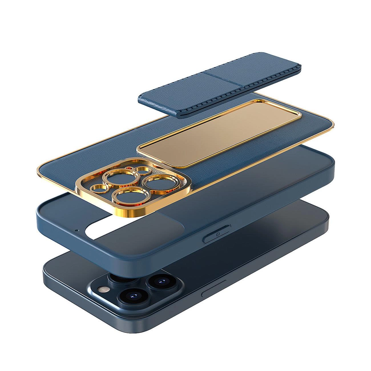 New Kickstand Case dėklas Samsung Galaxy A13 su stovu mėlynas - Image 14