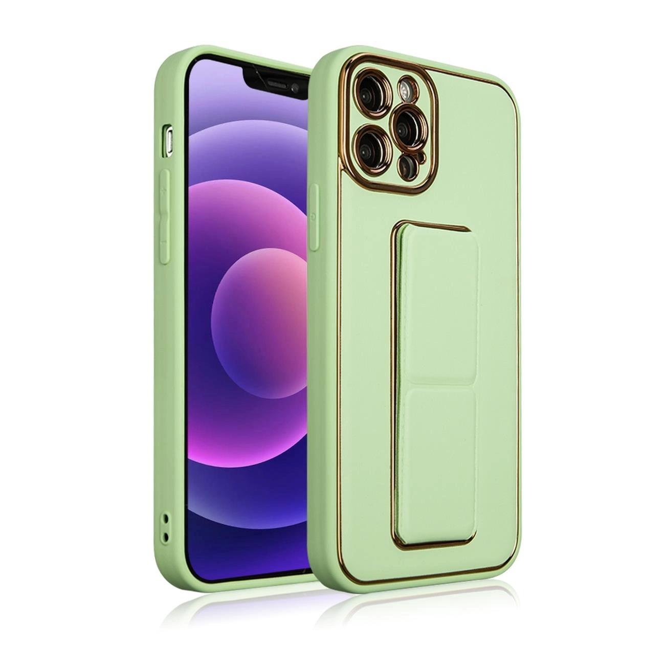 New Kickstand Case dėklas Samsung Galaxy A13 su stovu žalias - Image 2