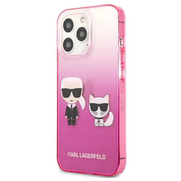1" hardcase różowy/pink Gradient Ikonik Karl & Choupette