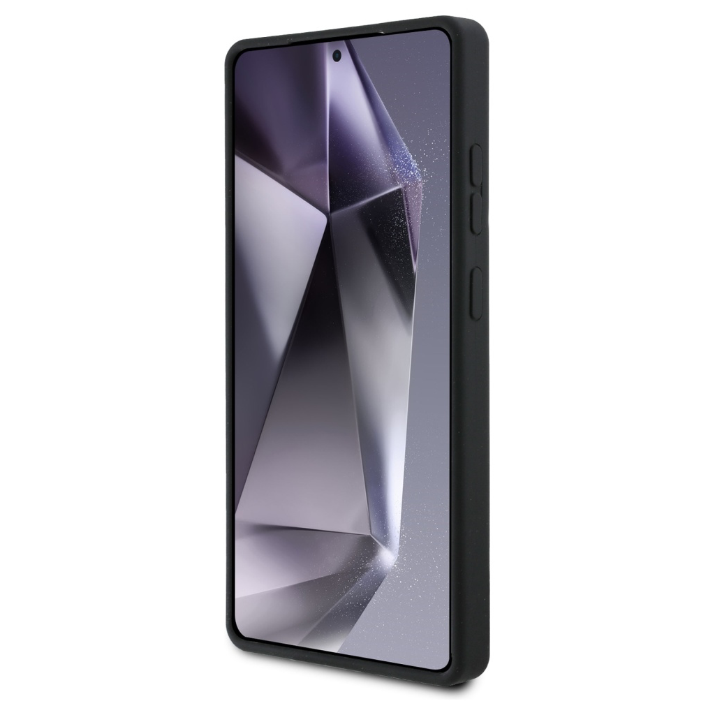 Dėklas Karl Lagerfeld Silicone Metal Signature Logo Samsung Galaxy S25 Ultra juodas