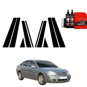 10in1 Black film for pillars for Opel Vectra C Liftback (2002-2005)