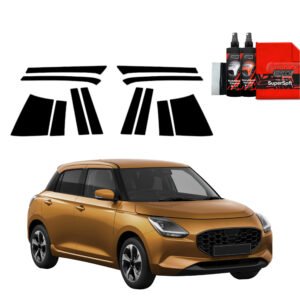 12in1 Black film for pillars for Suzuki Swift (2024-2025)
